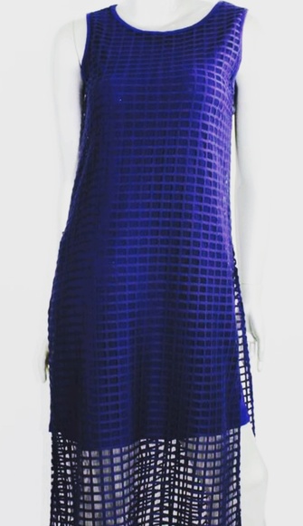 Midnight blue maxi dress - Picture 1 of 2